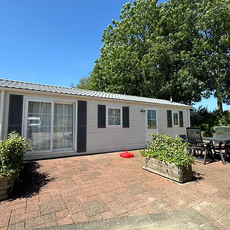 Nieuw!! Chalet De Luxe 4 Persoons Met Airco אתר קמפינג